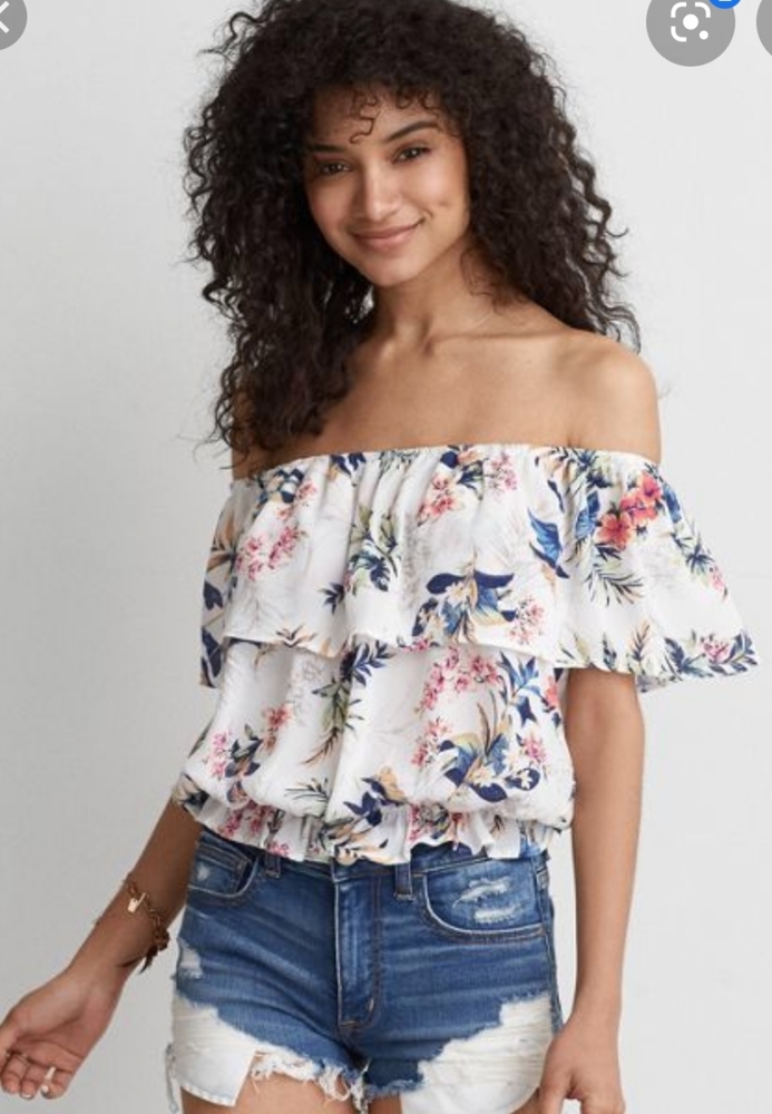 American Eagle Outfitters Off the Shoulder Top